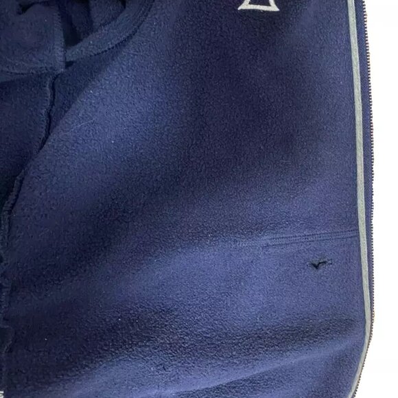 Vintage Jacket hoodie with zipper blue Nike yankees team Size G - Picture 5 of 5